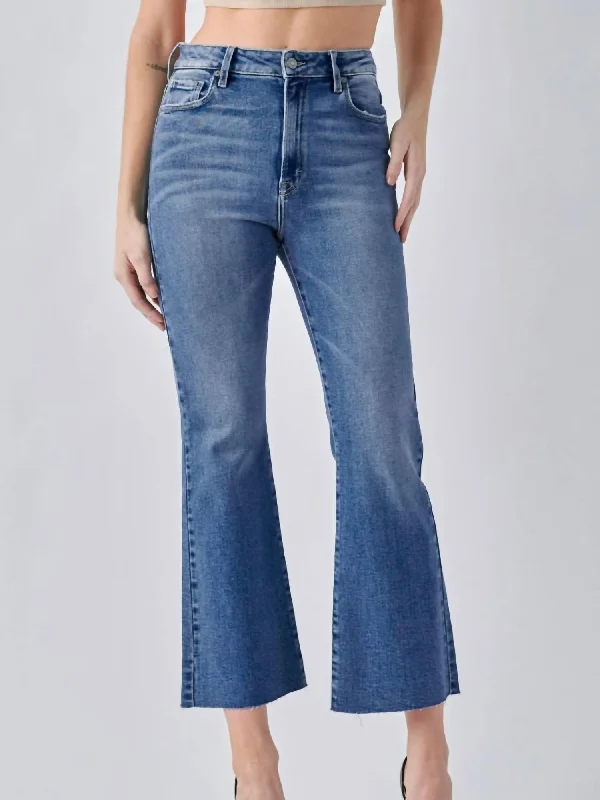 Best Deals Happi Hr Cropped Flare Jean In Perfect Wash