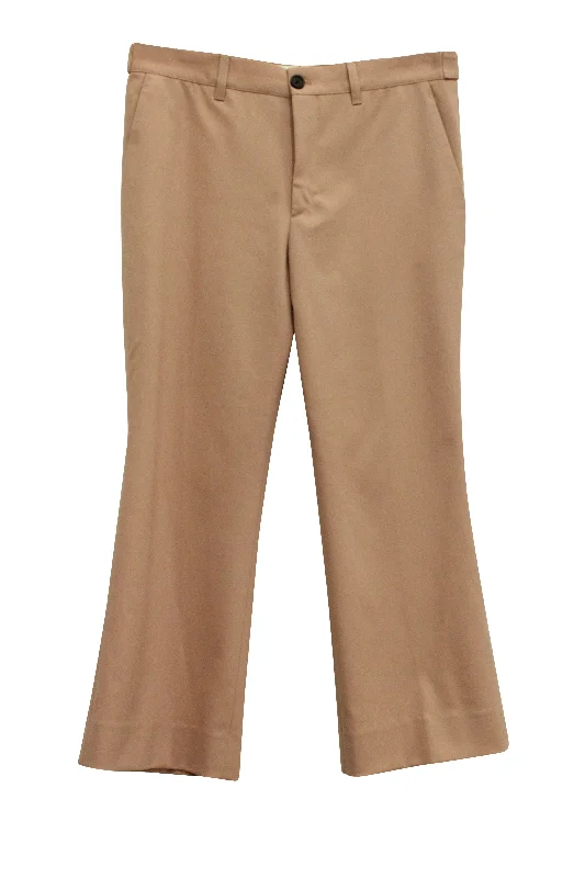 Special Buy Miu Miu Flare Pants in Dusty Pink Wool