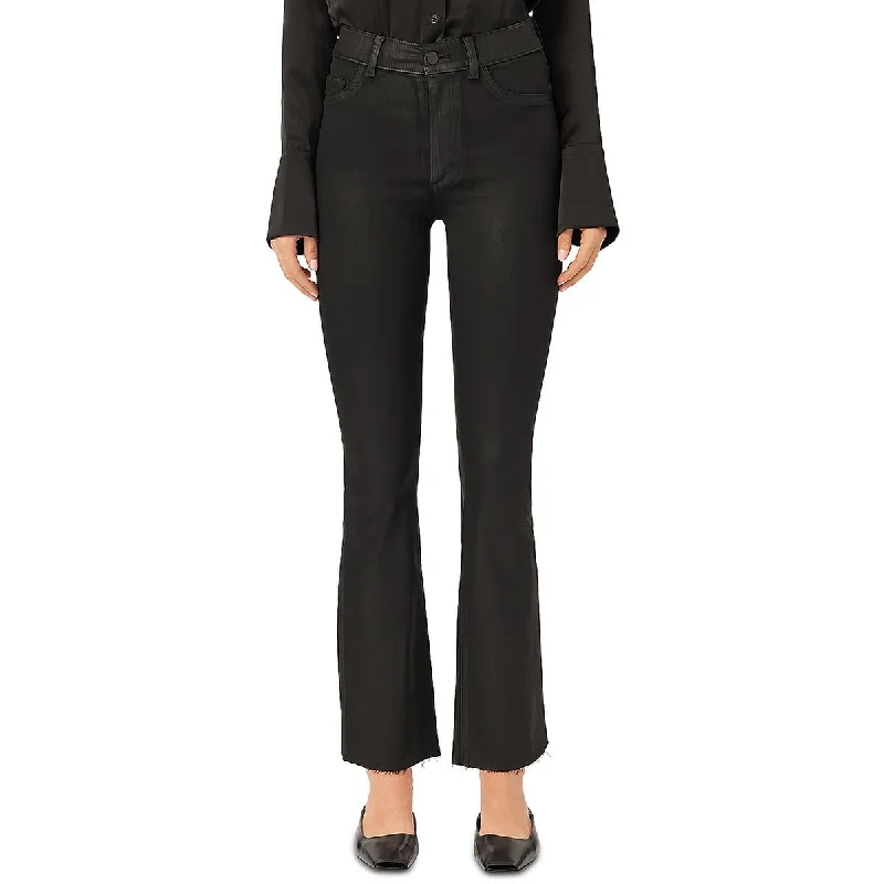 Weekend Bargains to Relish Bridget Womens High Rise Raw Hem Bootcut Jeans