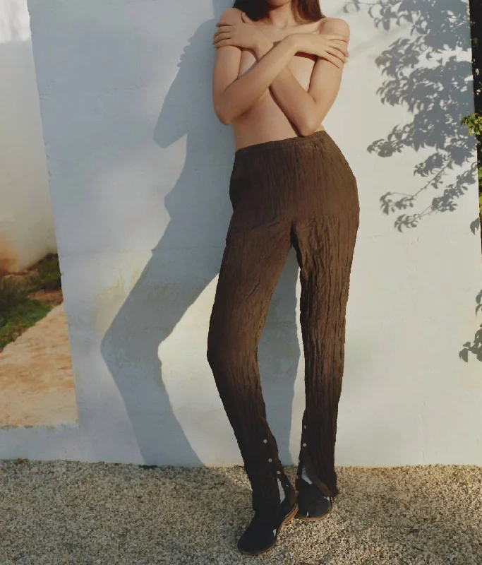 Markdowns Nasree Flare Pants In Cacao