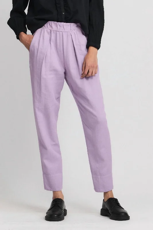 Online Specials Linen Easy Pant In Lavender