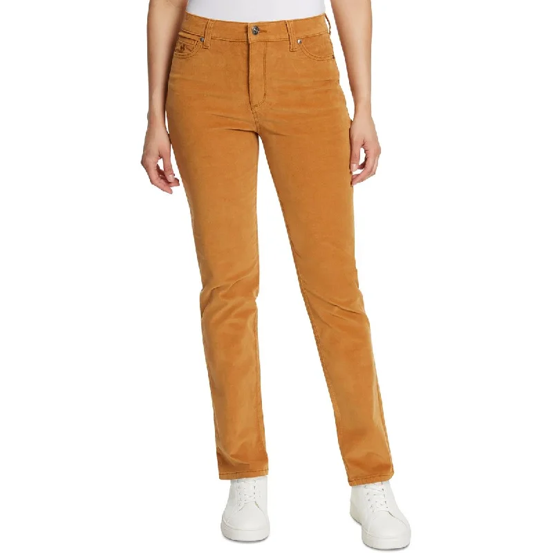 Reduced Prices Amanda Womens Slimming High Rise Straight Leg Pants