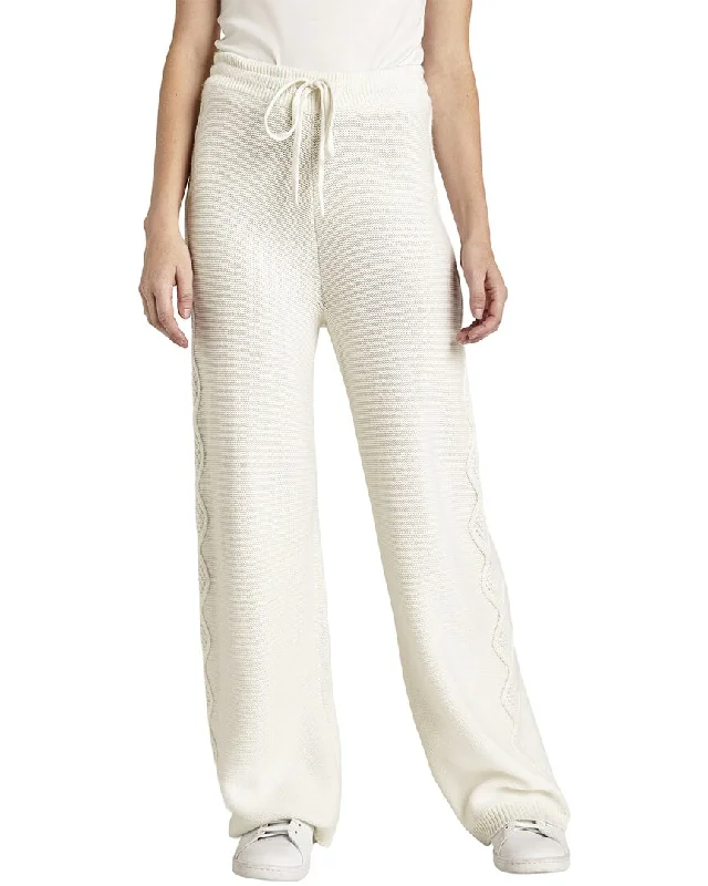 Last Chance Splendid Dakota Cable Wool-Blend Wide Leg Pant