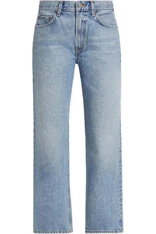 Early Bird Agolde Women's Valen Mid-Rise Vintage Straight Jeans, Harmonic