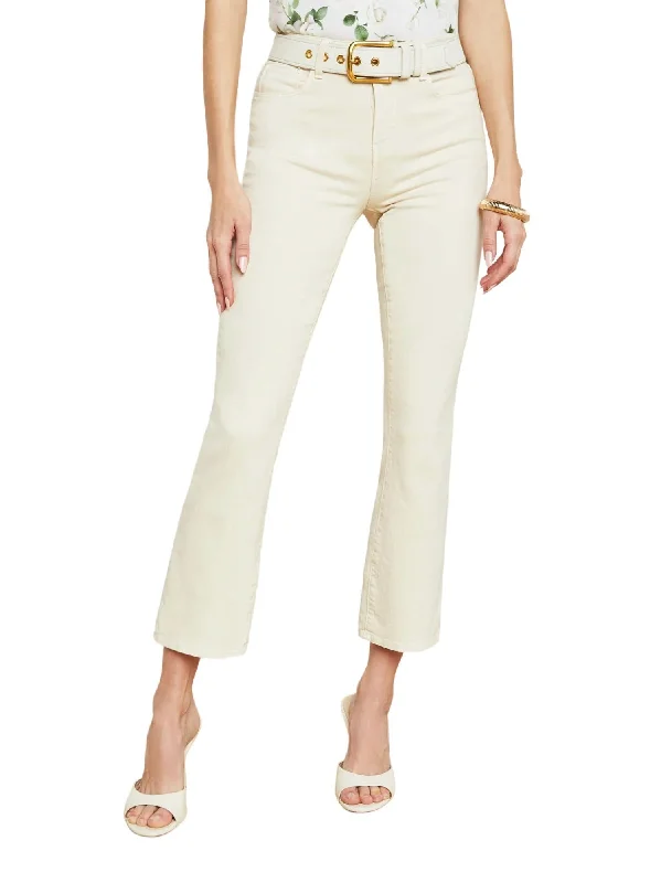 The Best Prices Mira Cropped Bootcut Jean In Crème Brulee