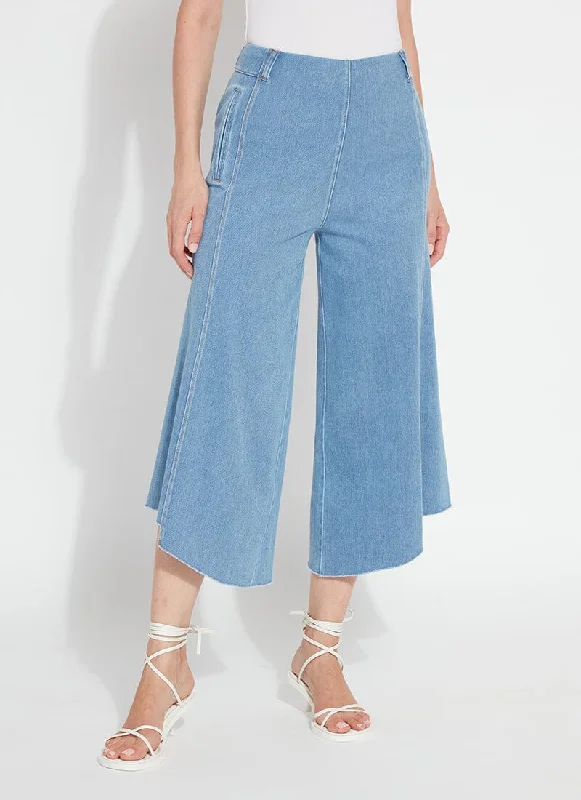 Today's Deal Echo Denim Culottes (23" Inseam)