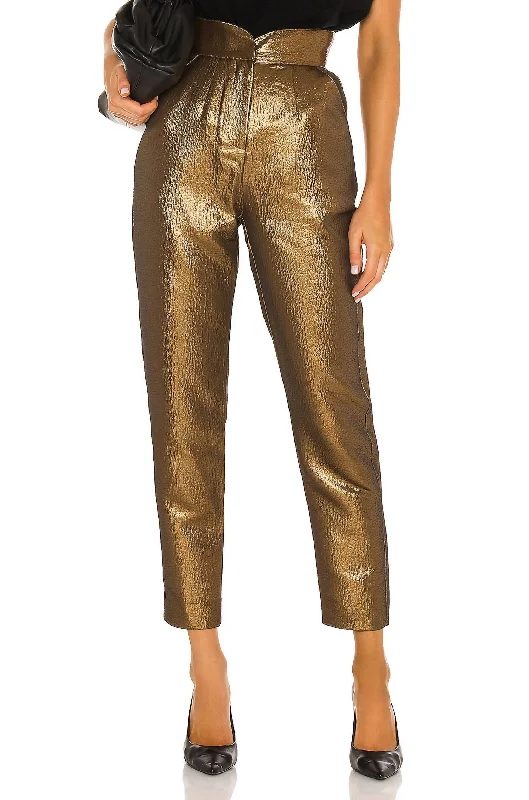 Unmissable Sale Dorothy Pant In Antique Gold