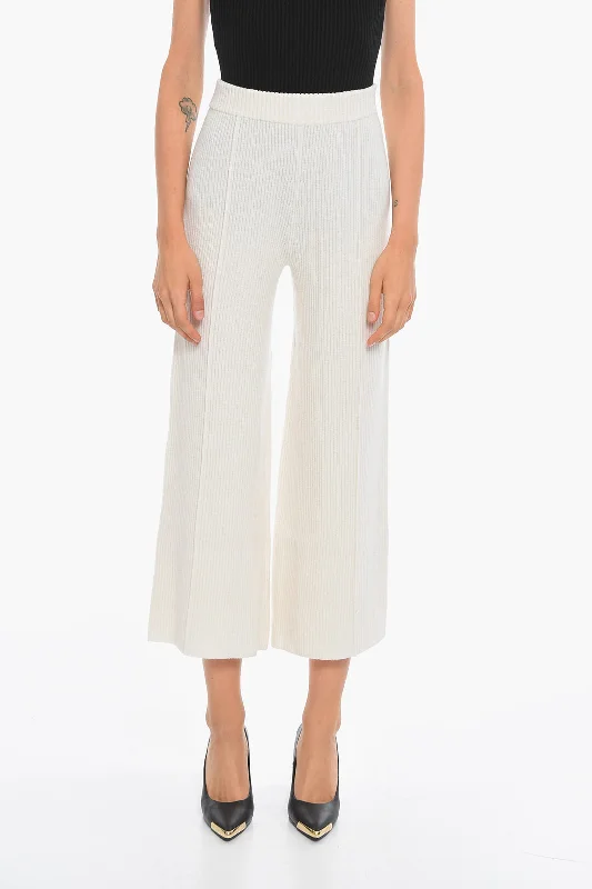 Savings Alert Aeron Cashmere-blend NANCY Ribbed Culotte Pants