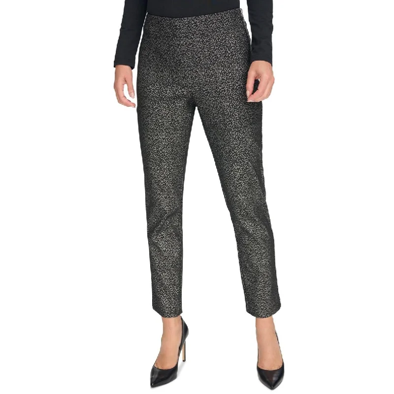 Weekend Offers That Shine Womens Metallic Ankle Ankle Pants
