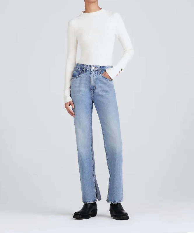Extra Discount Frankie Ultra High Rise Straight Jean In Sutton Vintage