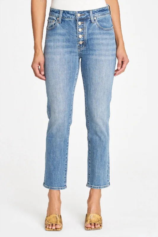 Weekend Discounts to Enjoy Monroe High Rise Cigarette Jean In Ladera