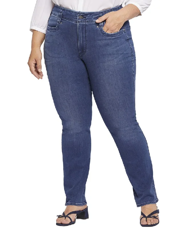 Limited Quantity NYDJ Plus Marilyn Rendezvous Straight Leg Jean