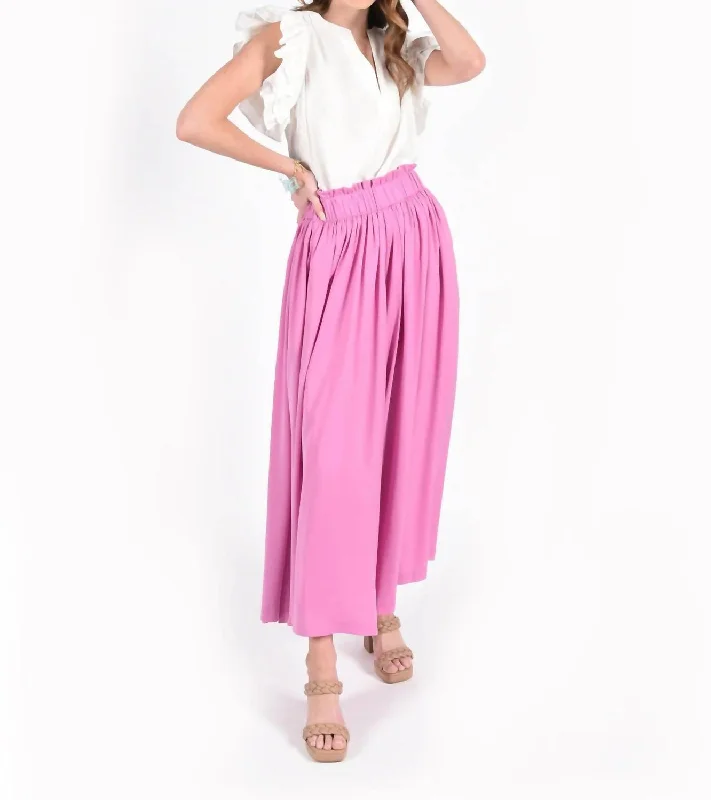 Warehouse Sale Palazzo Pant In Opera Mauve