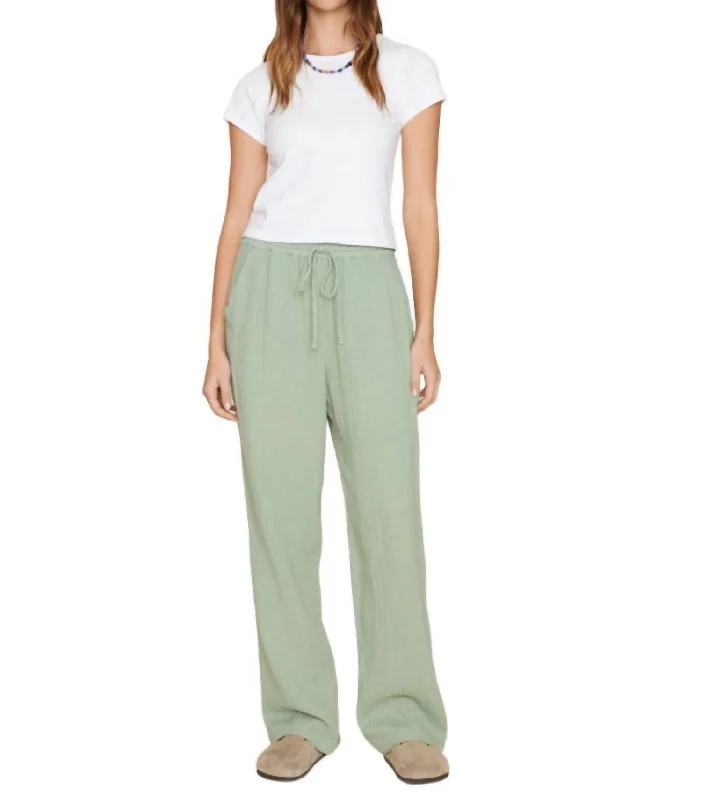 The Best Deal Dylan Pant In Aqua Grey