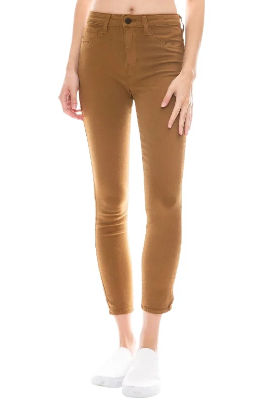 Weekend Offers That Sizzle Margot High Rise Skinny Jeans In Brown
