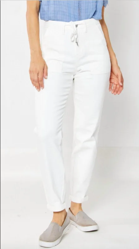 Instant Deal Joggers In White