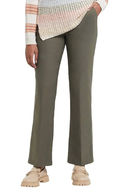 Deal Frenzy Flatten It Flare Pant In Ivy Green