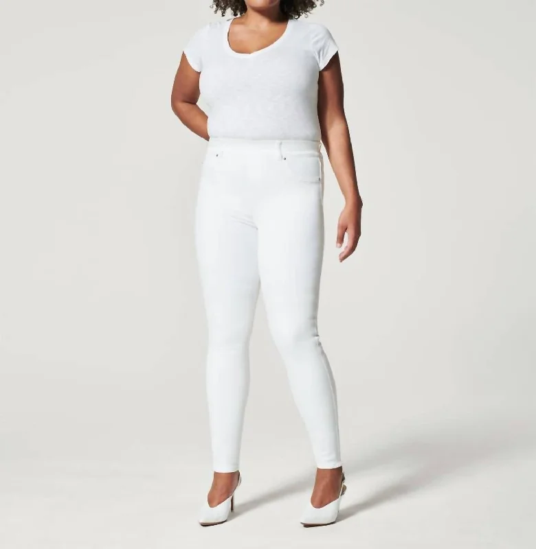 Midnight Madness Ankle Skinny Jeans In White