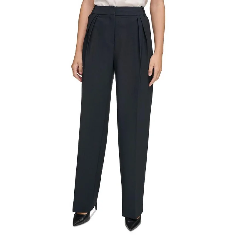 Weekend Deals That Sizzle Womens Trouser Pleated Wide Leg Pants