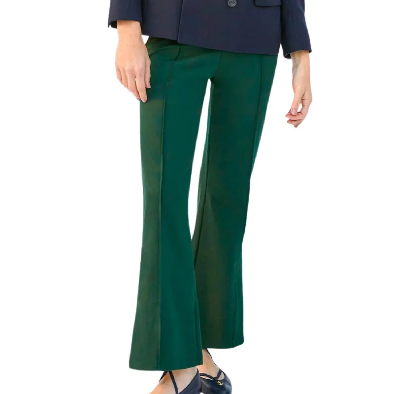 Sneak Peek Sale Le Flare Pant In Forest Ponte