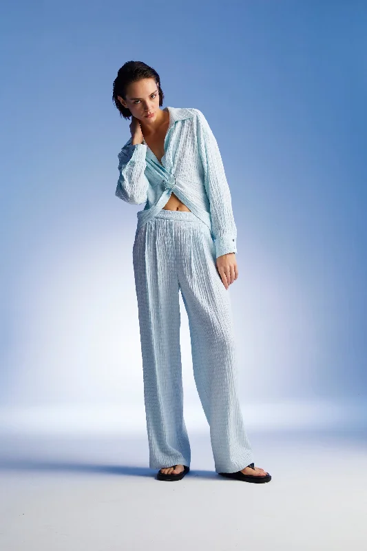 Deal Alert High Waist Textured Pants