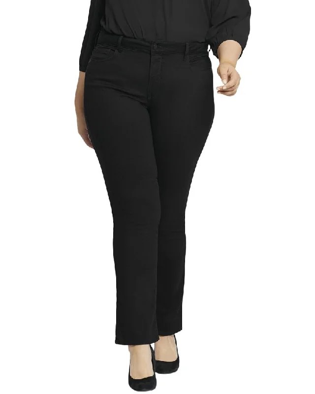 Exclusive Savings NYDJ Plus Marilyn Black Straight Jean