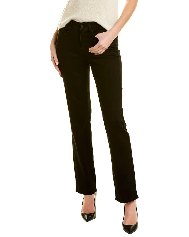 Seasonal Clearance NYDJ Straight Black Crop Jean