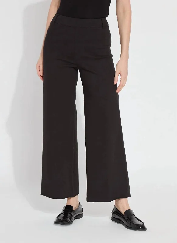 Weekend Discounts to Relish Erin Hi Waist Wide Leg Denim Pants In Midtown Black