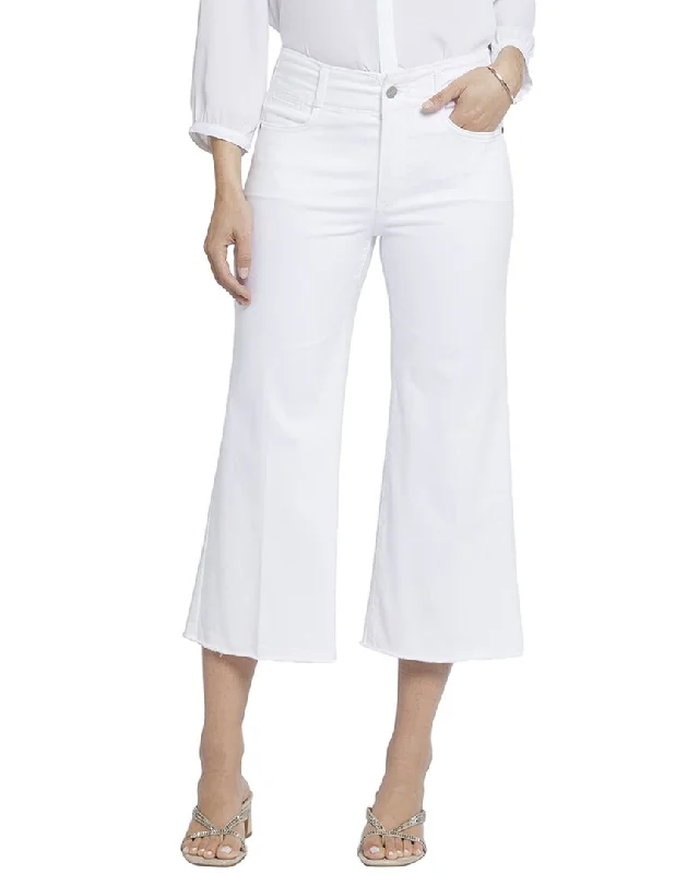 Low Prices NYDJ Brigitte Optic White Wide Leg Jean