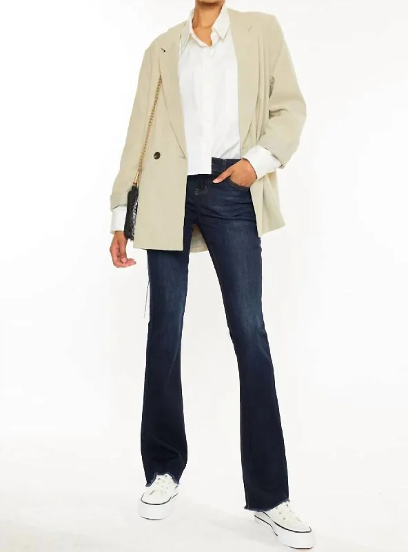 Super Bargain Annie Low Rise Bootcut Jeans In Dark