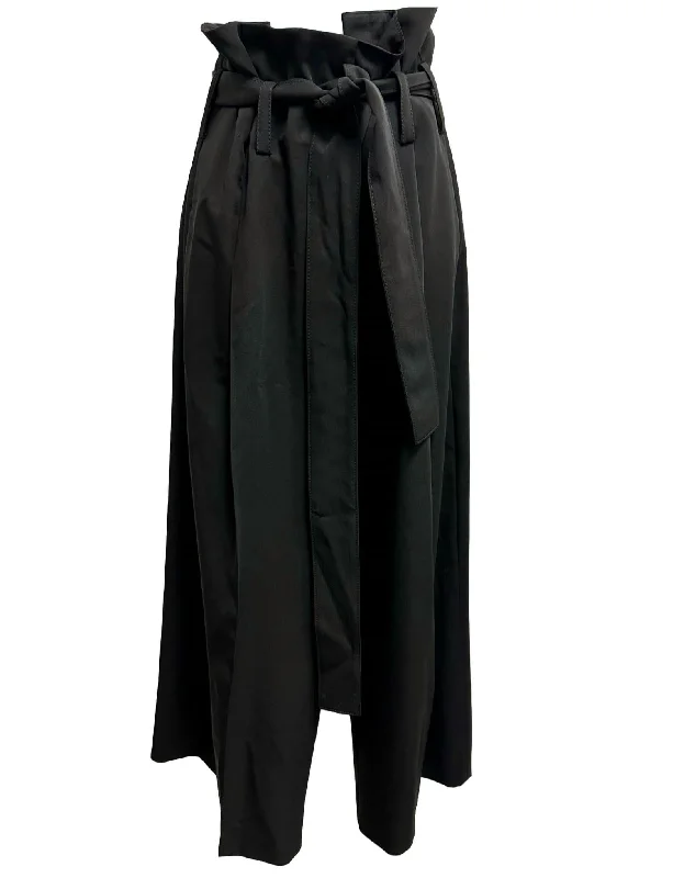 Weekend Discounts to Indulge In Women's Harley Pleated Pant With Tie Waist In Black