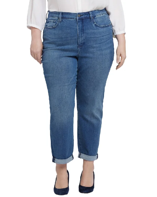 Can't Miss NYDJ Plus Margot Cascade Wave Girlfriend Jean