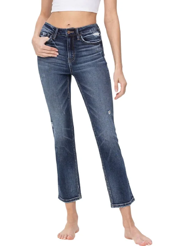 New Deal Benefactor Slim Straight Jeans In Blue