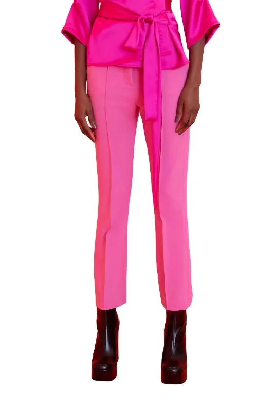 Fantastic Savings Maggie Trousers In Mid Pink