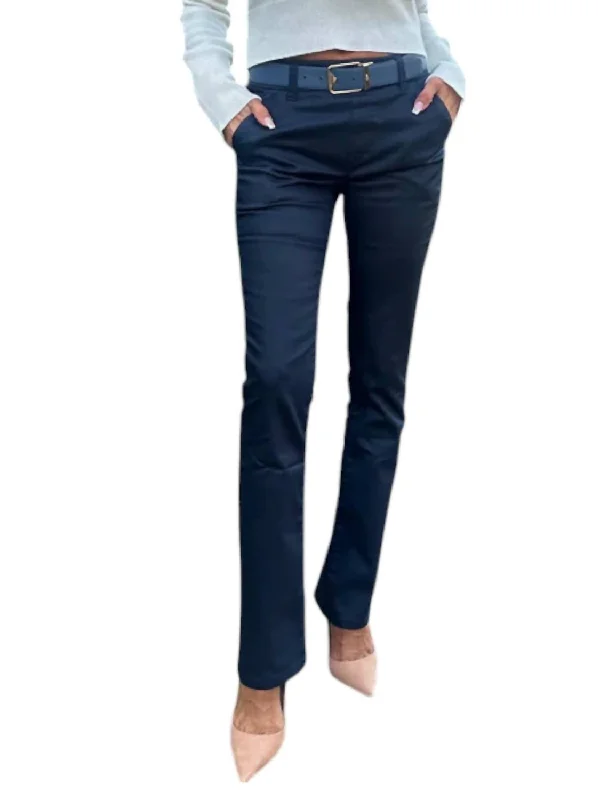 Sale Event Nansi Bootleg Pants In Blue Pebble