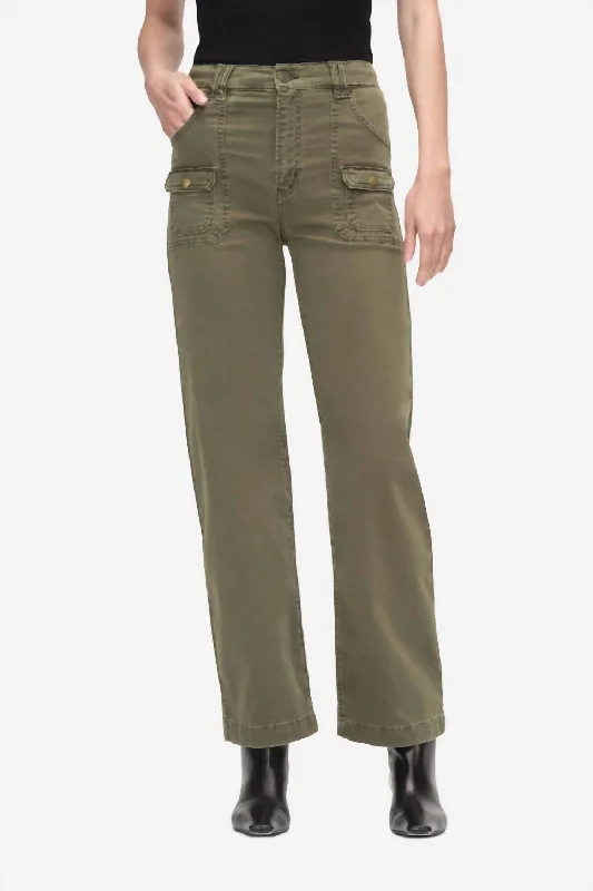 Final Clearance Utility Pocket Pant In Washed Winter Moss