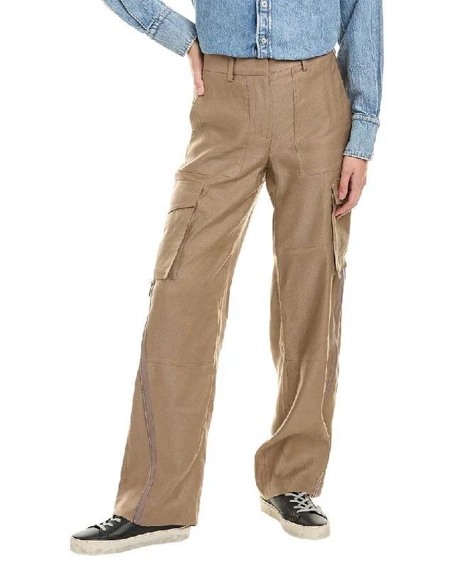 Mega Deal Helmut Lang Cargo Linen-Blend Pant