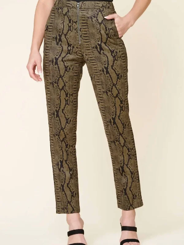 Special Buy Born This Way Faux Pants In Olive