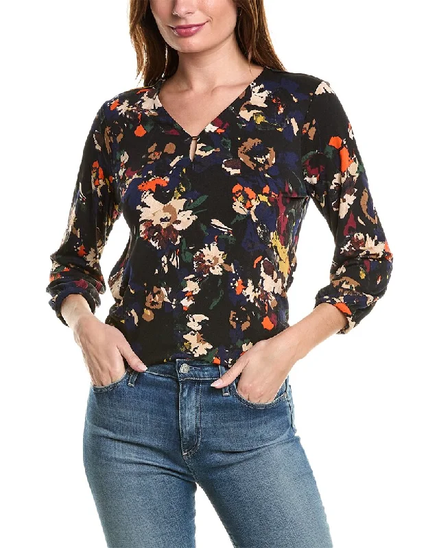 Deal Explosion Jones New York Moss Crepe Top