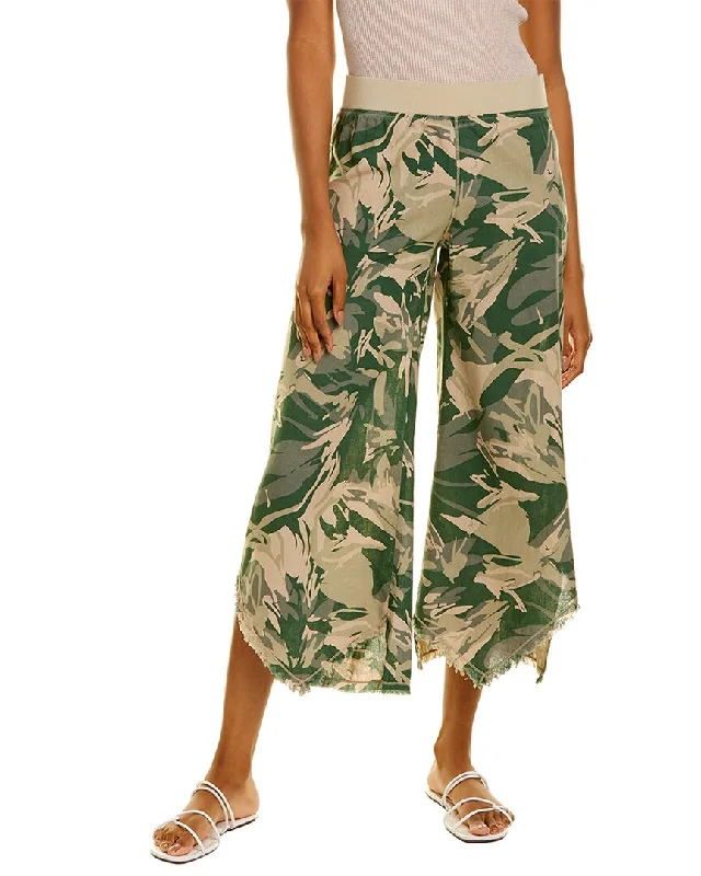 Major Deal XCVI Astri Printed Linen-Blend Pant