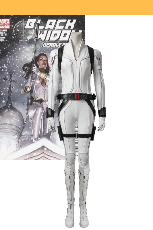 Black Widow 2021 Movie White Complete Cosplay Costume