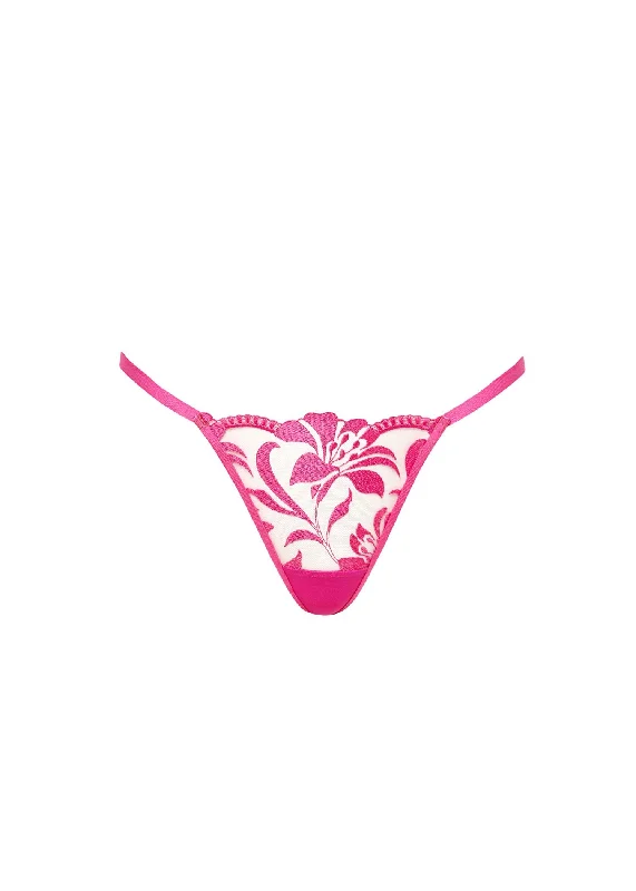 Leonora Thong (Fuchsia Pink/Sheer)