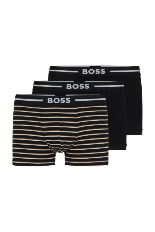 BOSS 3 Pack Men's Bold Trunk