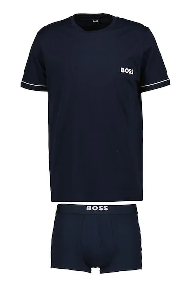 BOSS T-Shirt & Trunk Gift Set - Dark Blue