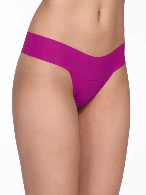 BreatheSoft® Natural Rise Thong Hot Fuchsia Pink