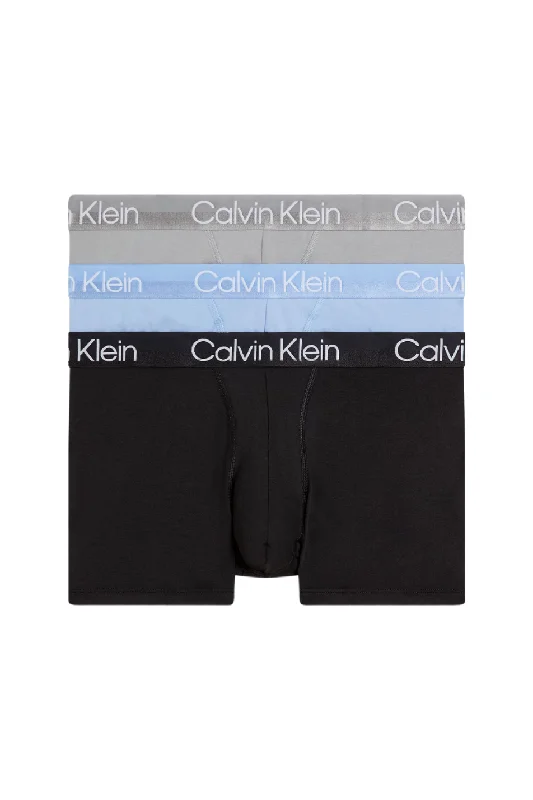 Calvin Klein Men's 3 Pack Modern Structure Cotton Trunk