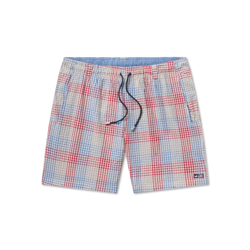 Dockside Swim Trunk - Seersucker Gingham