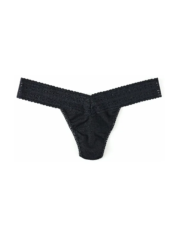 DreamEase® Low Rise Thong Black