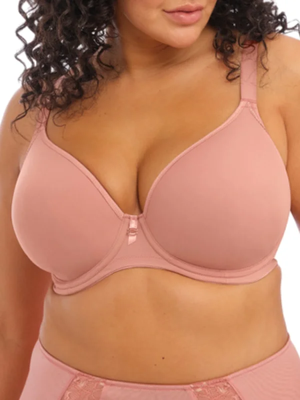 Bijou Banded Moulded Plunge T-Shirt Bra - Ash Rose