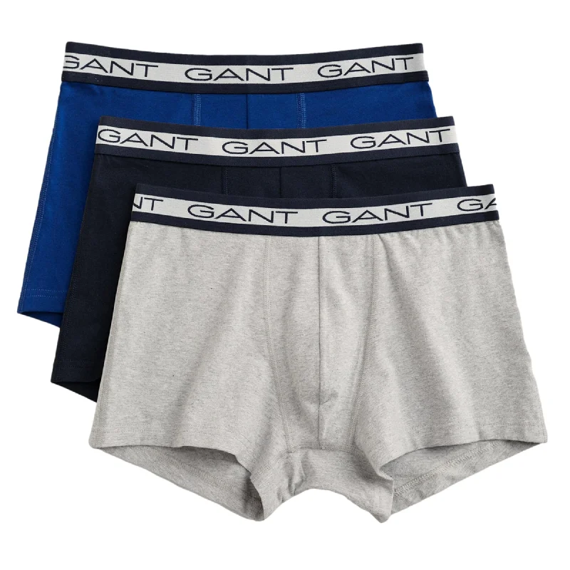 GANT Core Trunk 3 Pack - Light Grey Melange